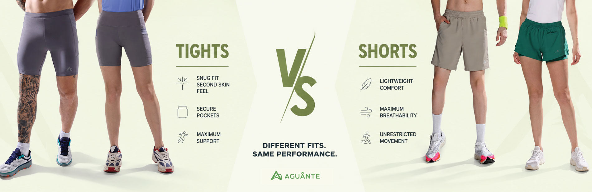 Running Shorts vs Half Tights