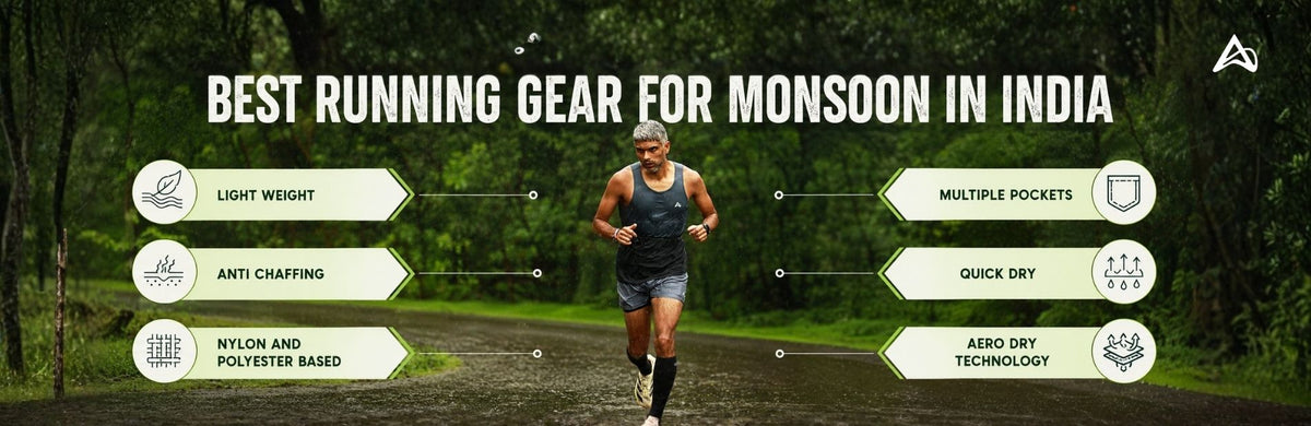 Best Running Gear for Monsoon in India (2026): What Actually Works in Humidity and Rain