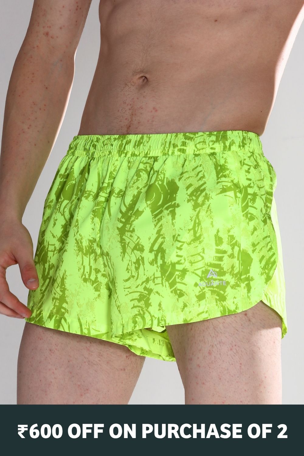 men’s 2-inch split running shorts #Color_Blaze Pr
