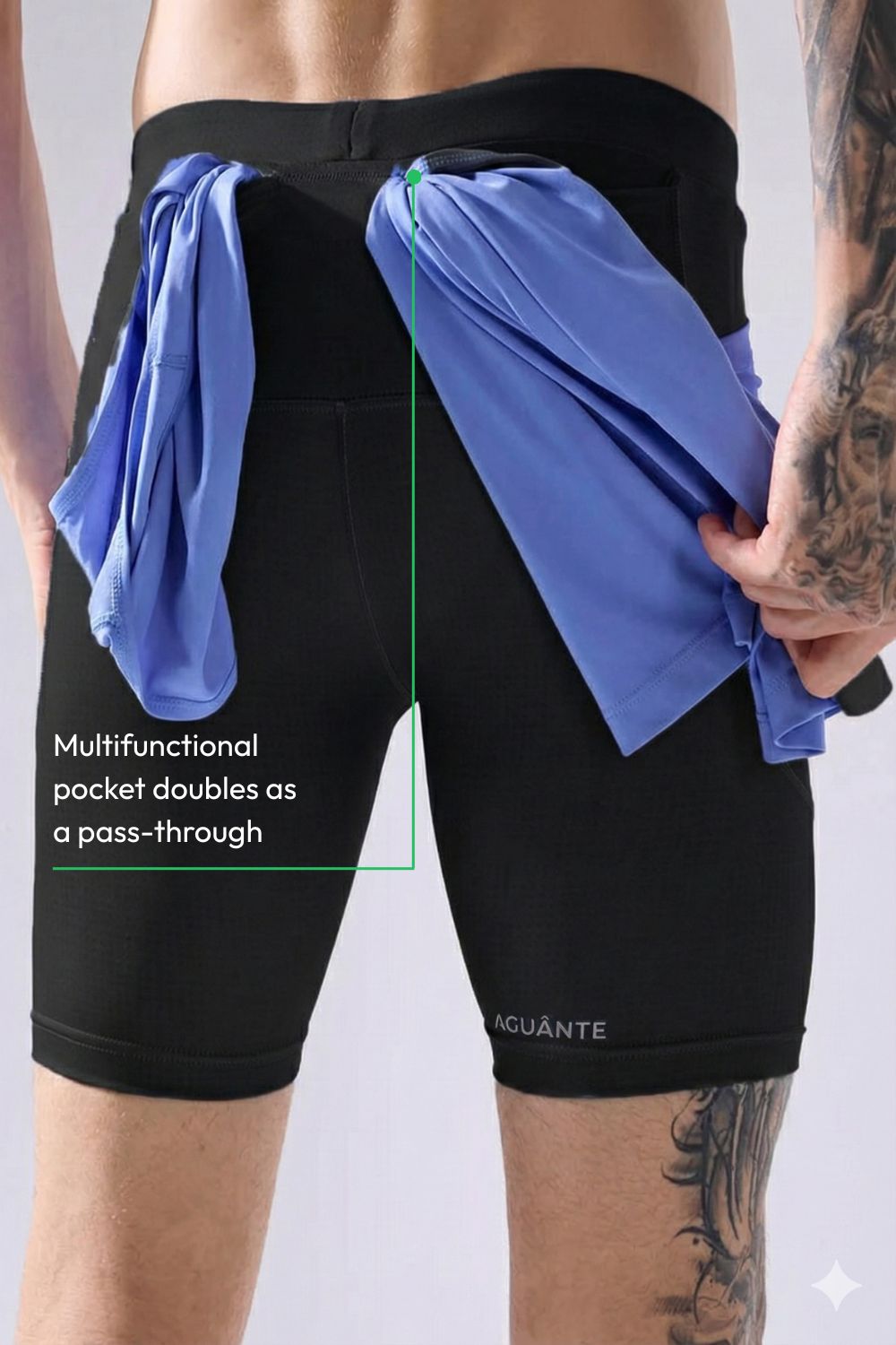 buy men 7 inch running half tights online #Color_Core Black