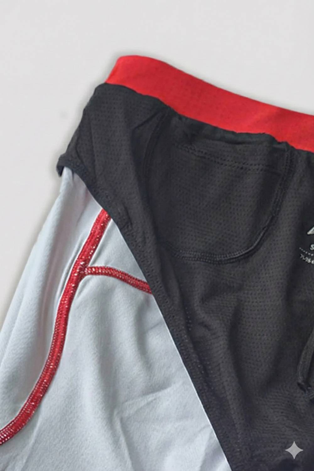 buy men 7 inch running half tights online #Color_Ignite Red Pr