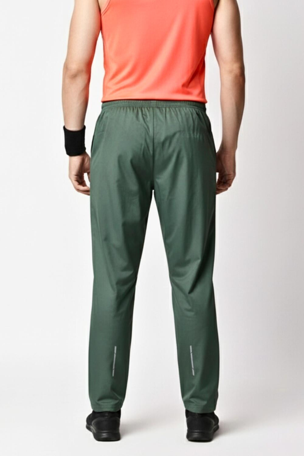 buy men quality polyester track pant #Color_Dark Forest