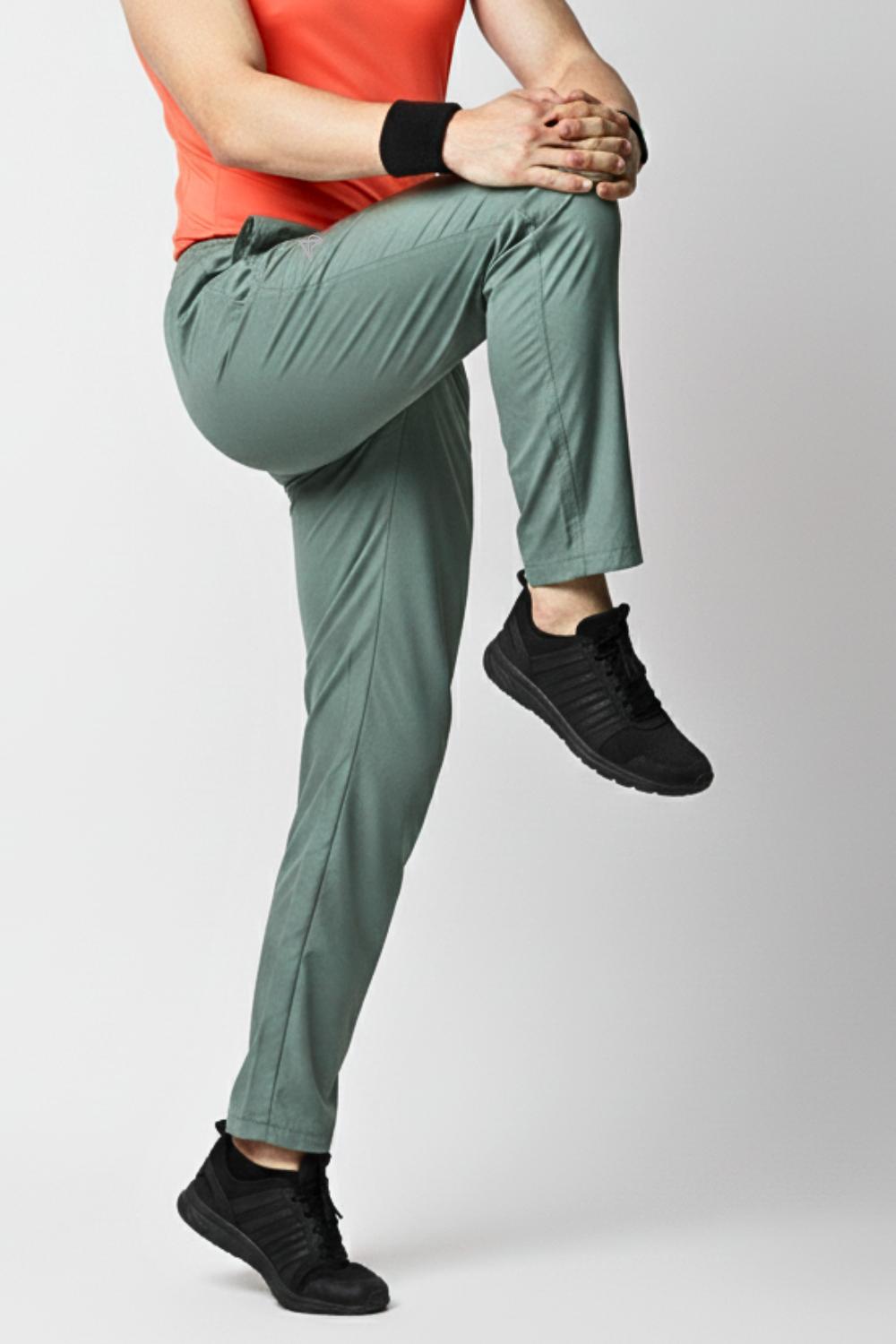 buy men quality polyester track pant #Color_Dark Forest