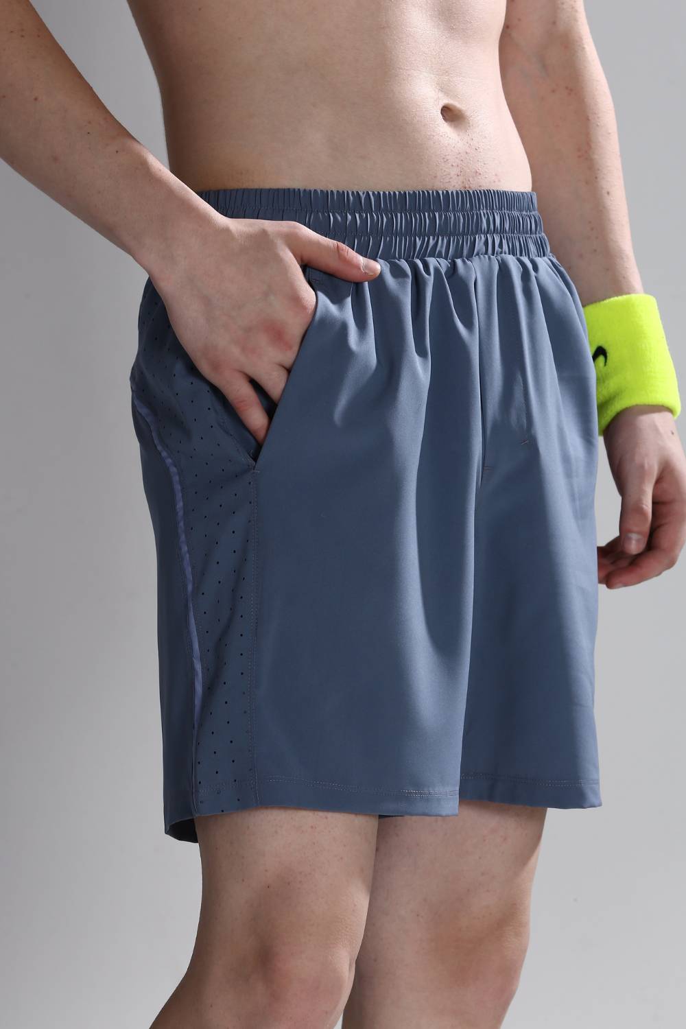 Pulse Cross Training Shorts for running and cross-training #Color_Raw Steel