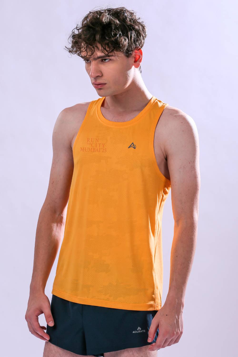 buy men running singlet online #Color_Citrus Pr