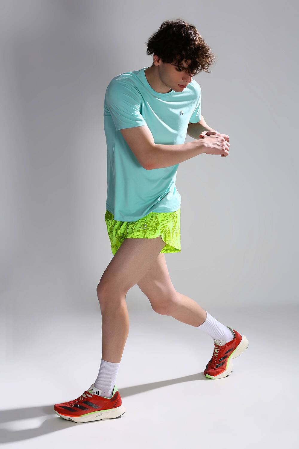 buy breathable lightweight polyester t-shirt for men #Color_Mint