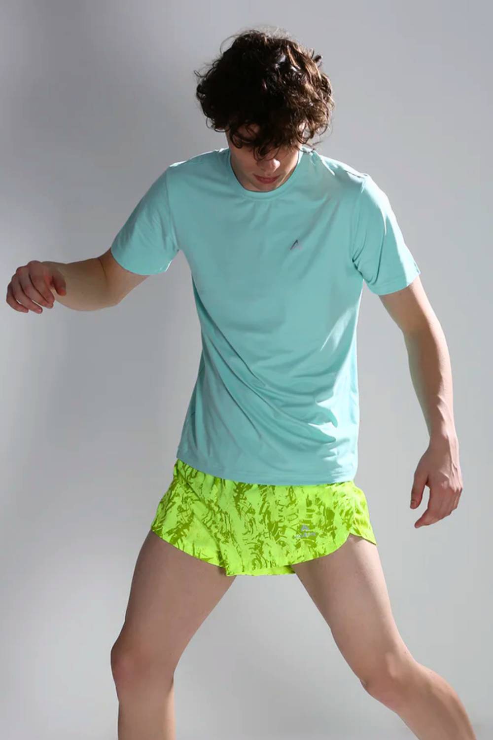 buy breathable lightweight polyester t-shirt for men #Color_Mint