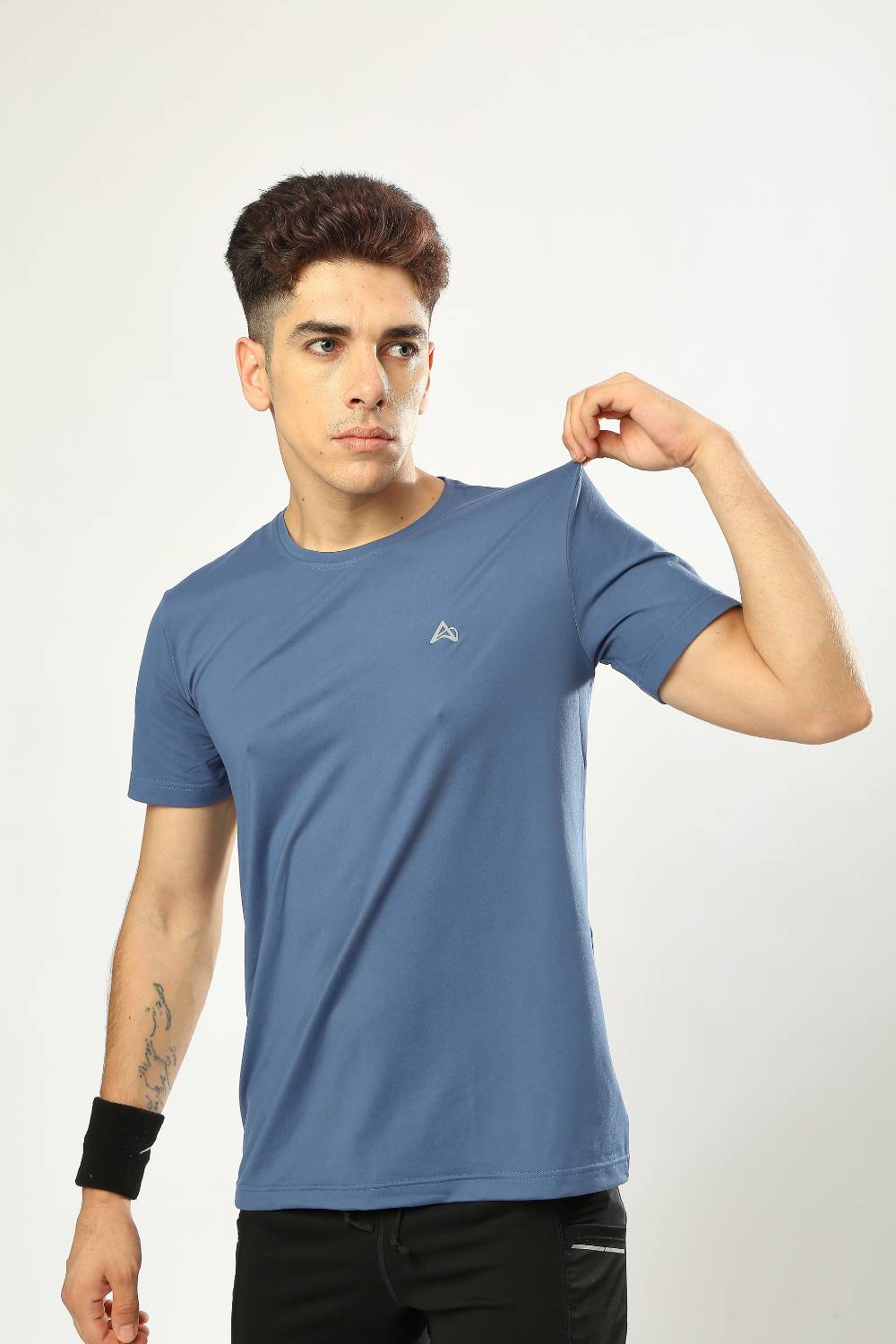 buy breathable lightweight polyester t-shirt for men #Color_Moon Light