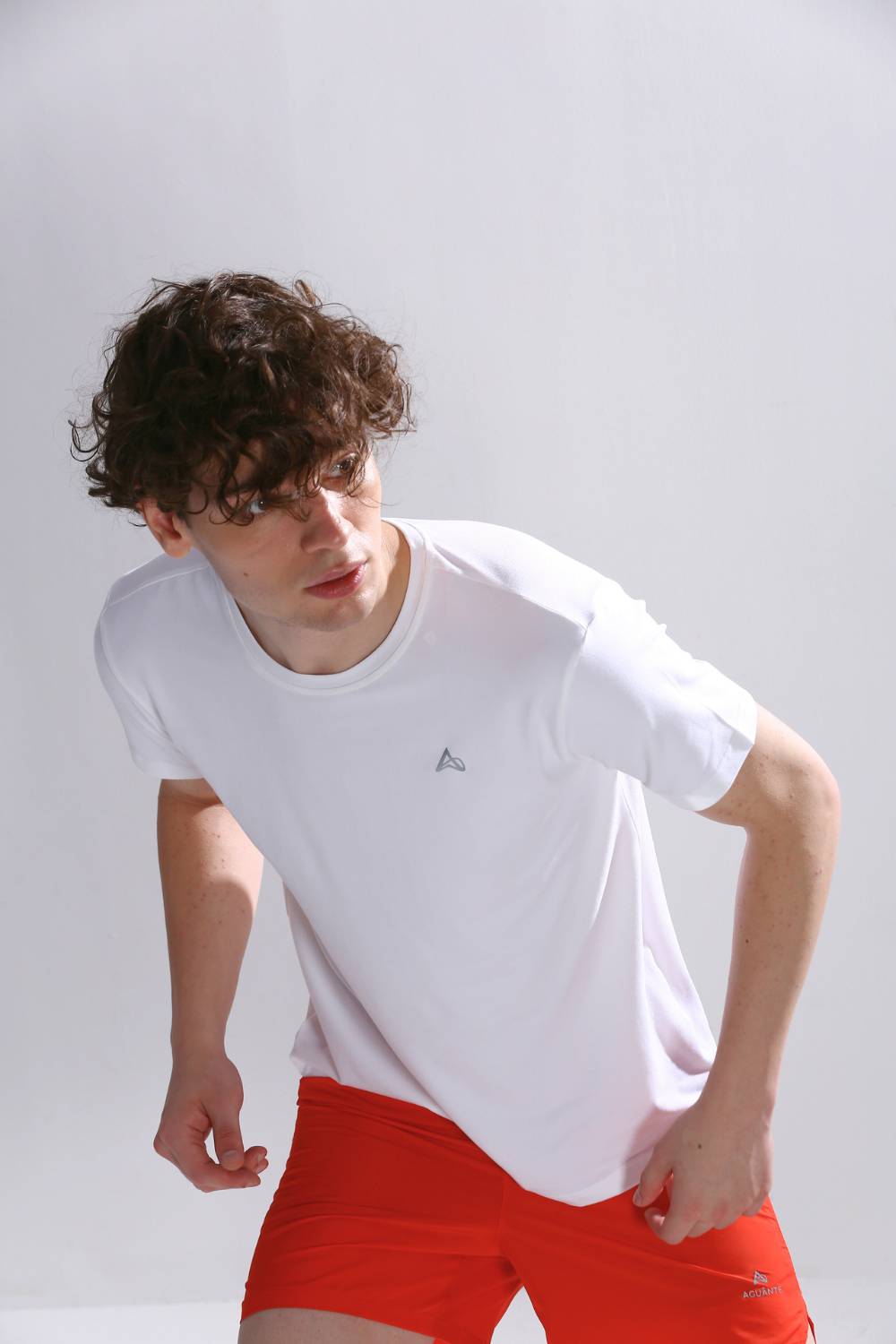 buy breathable lightweight polyester t-shirt for men #Color_White