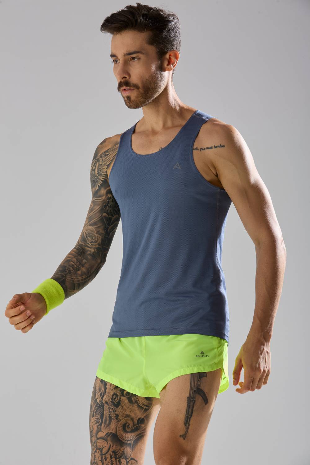 buy long run and workout vest or singlet online India #Color_Raw Steel
