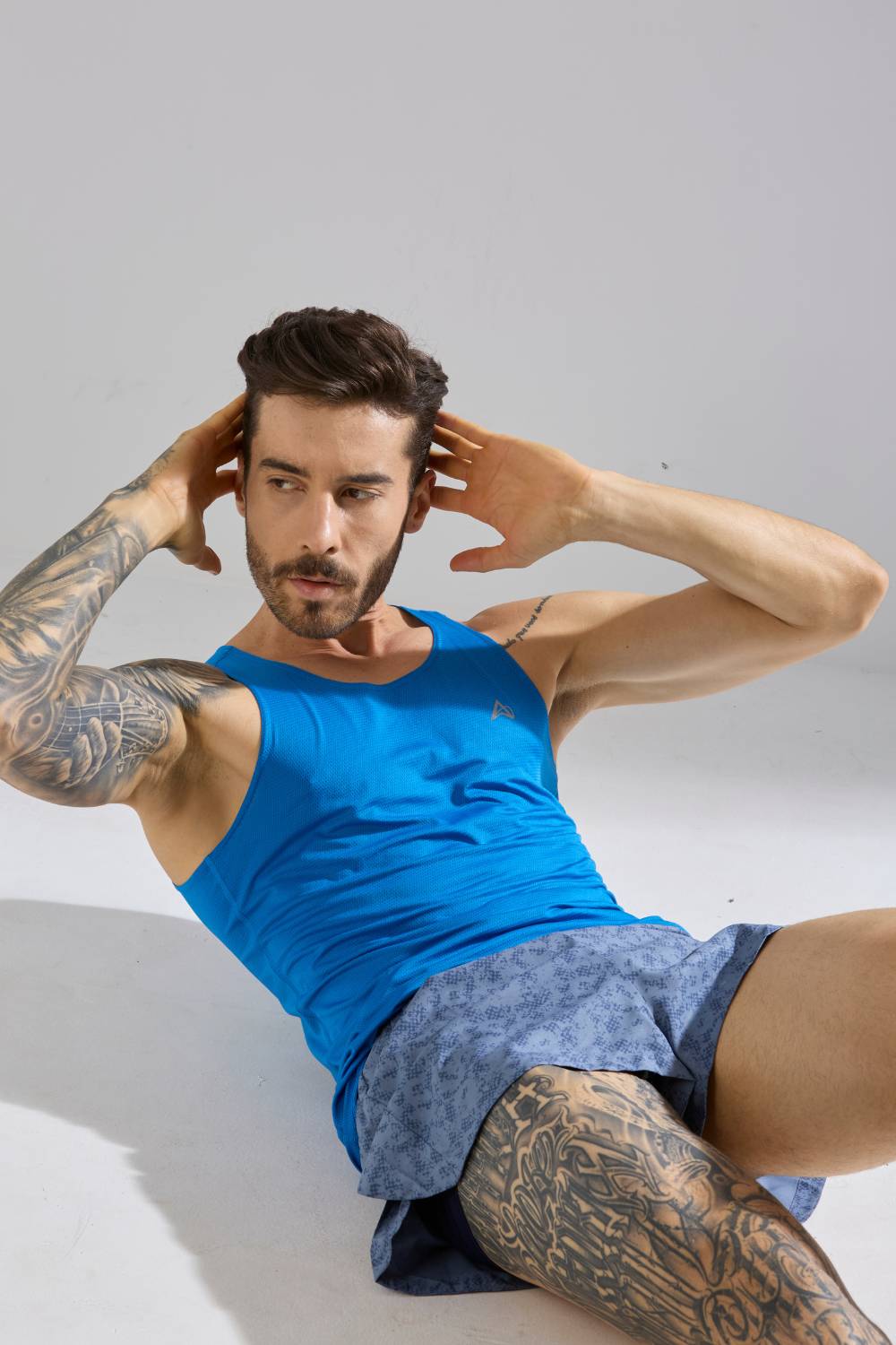 buy long run and workout vest or singlet online India #Color_Scuba