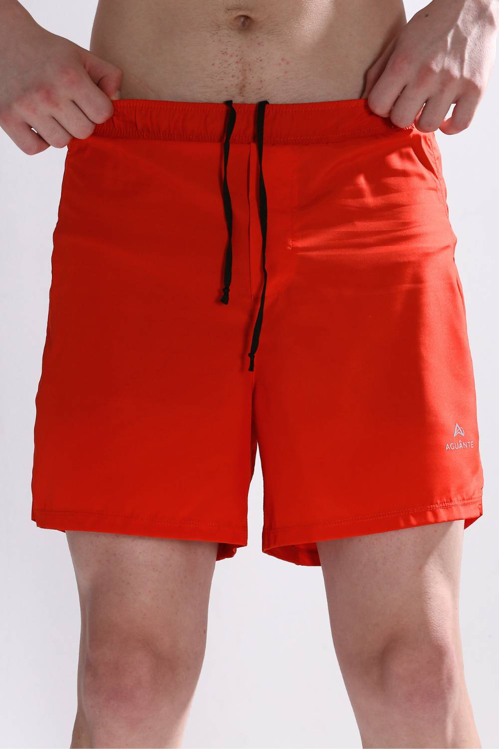 buy men 5 inch running shorts with inner lining #Color_Spicy Red