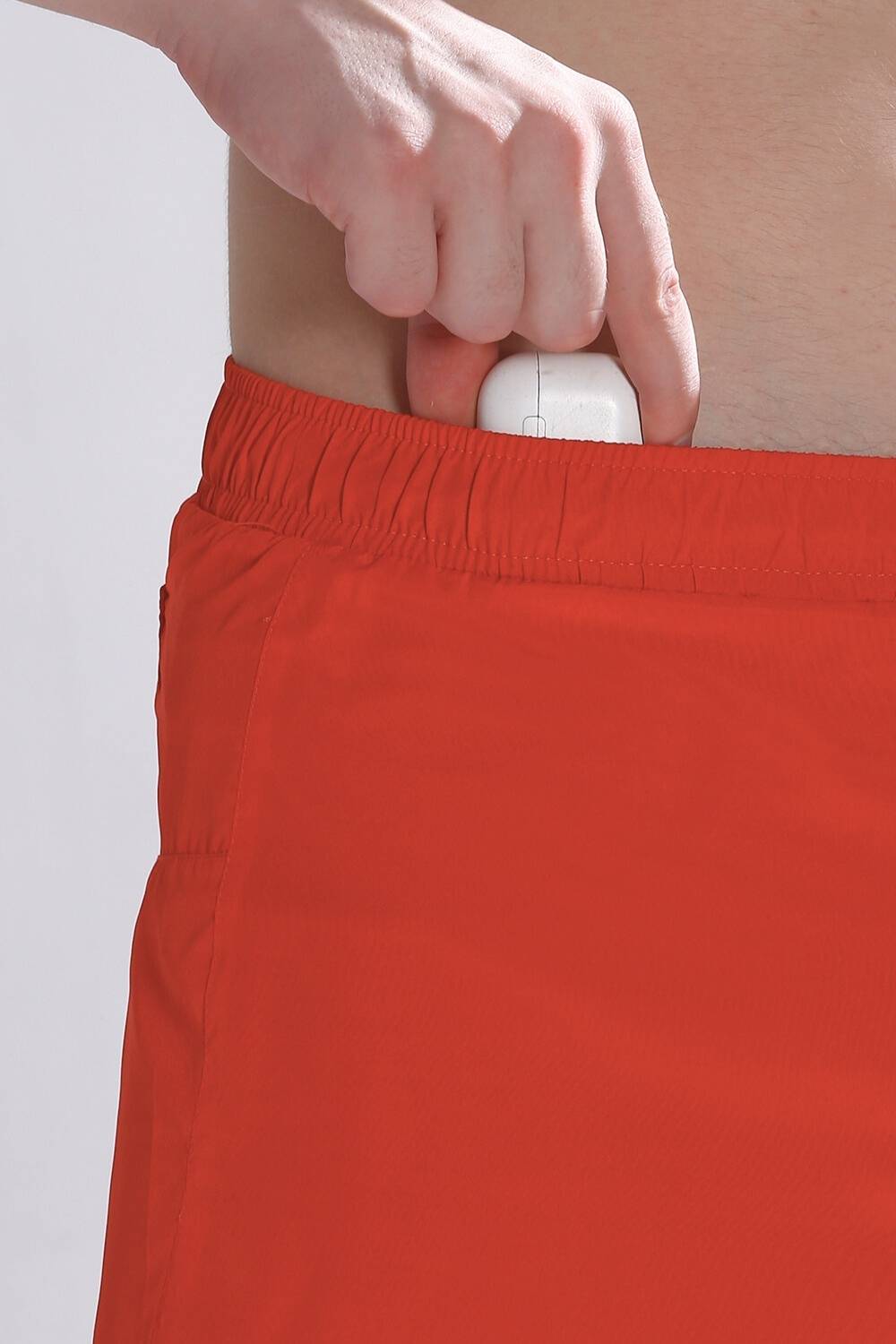 buy men 5 inch running shorts with inner lining #Color_Spicy Red