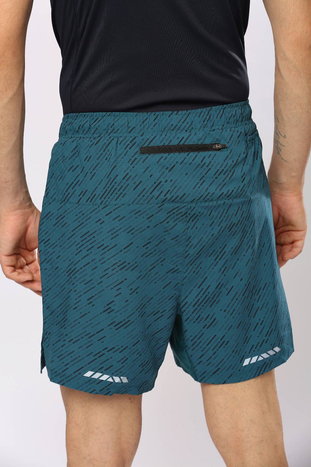 buy men 5 inch running shorts with inner lining #Color_Sea Green