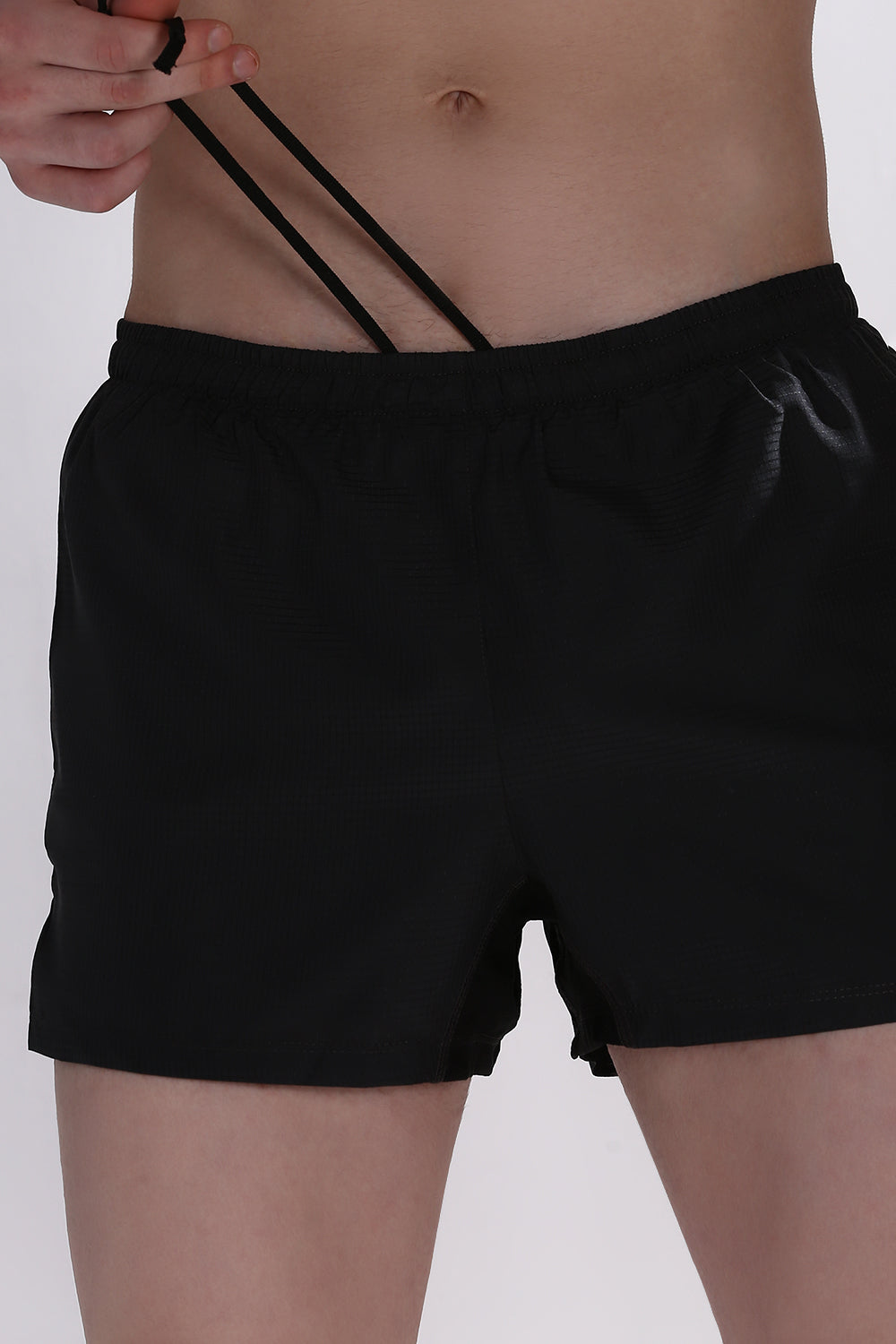 buy men running shorts 3.5 inches with inner lining #Color_Coal