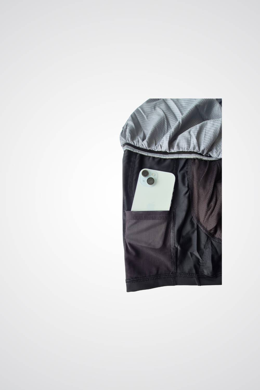 buy men running shorts 3.5 inches with inner lining #Color_Stone Grey