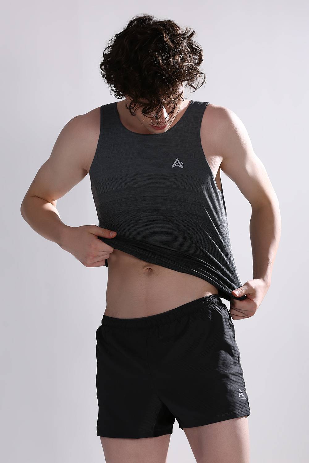 buy performance marathon runners singlet online #Color_Shadow Grey