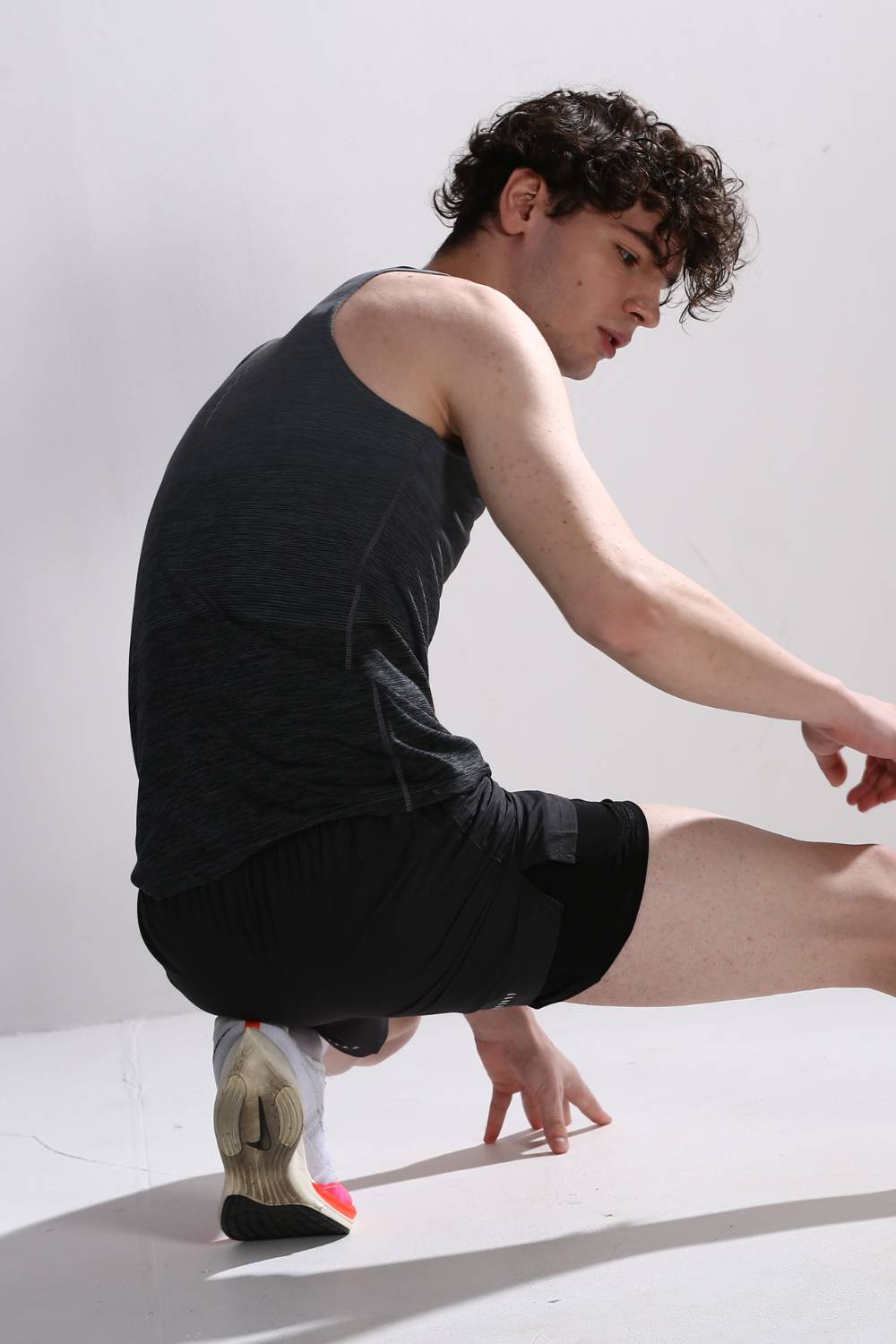 buy performance marathon runners singlet online #Color_Shadow Grey