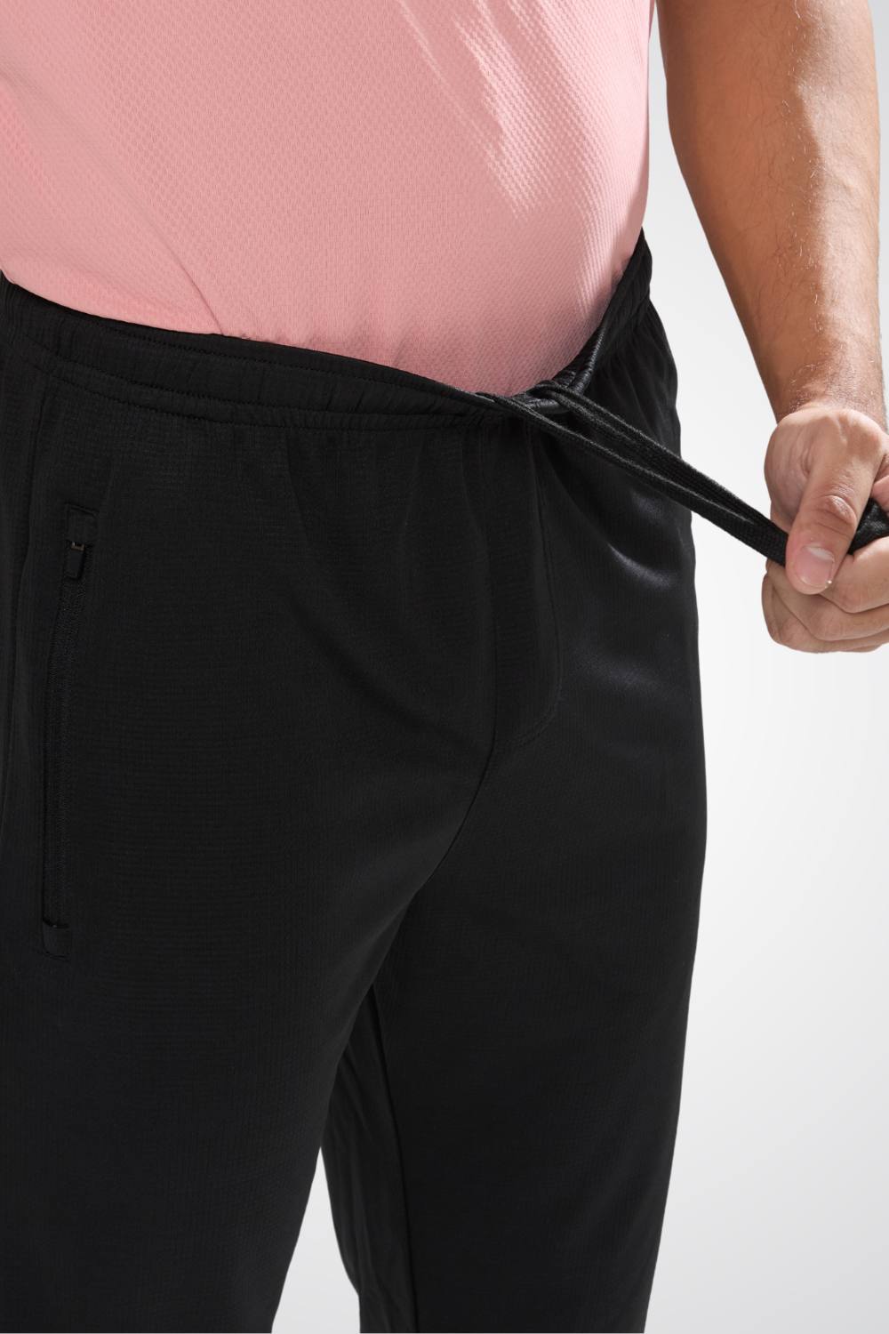 men light weight mesh track pant graphite colour #Color_Black