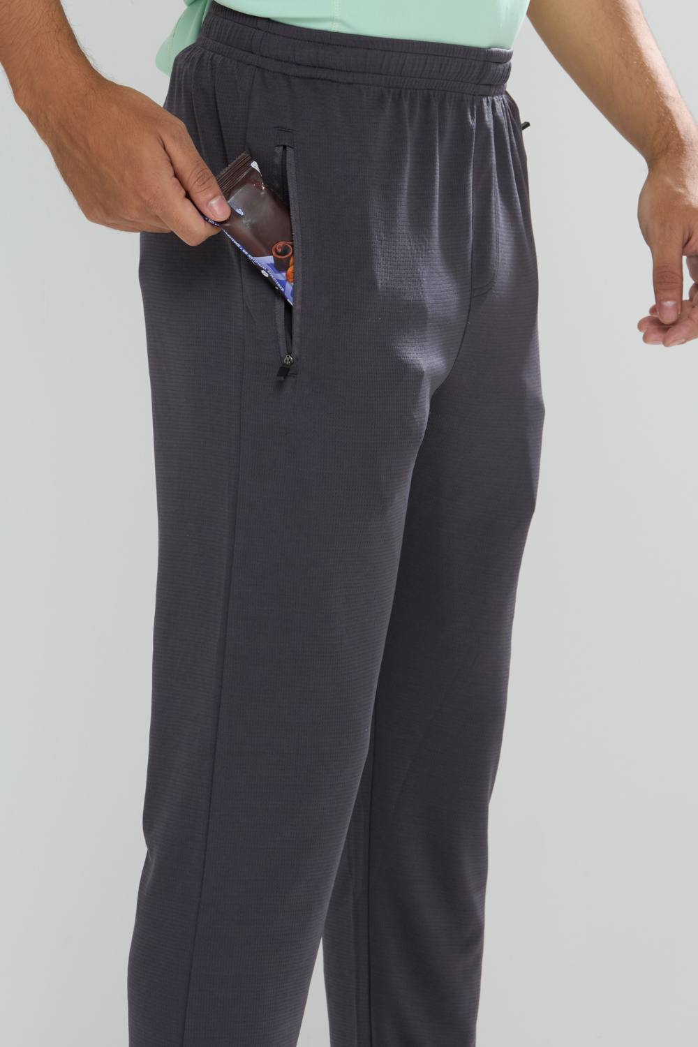men light weight mesh track pant graphite colour #Color_Graphite