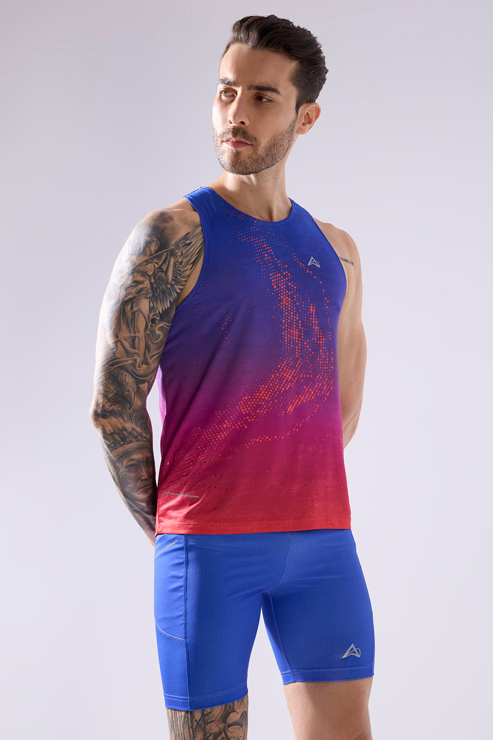 buy men running printed singlet online #Color_Twilight Pr