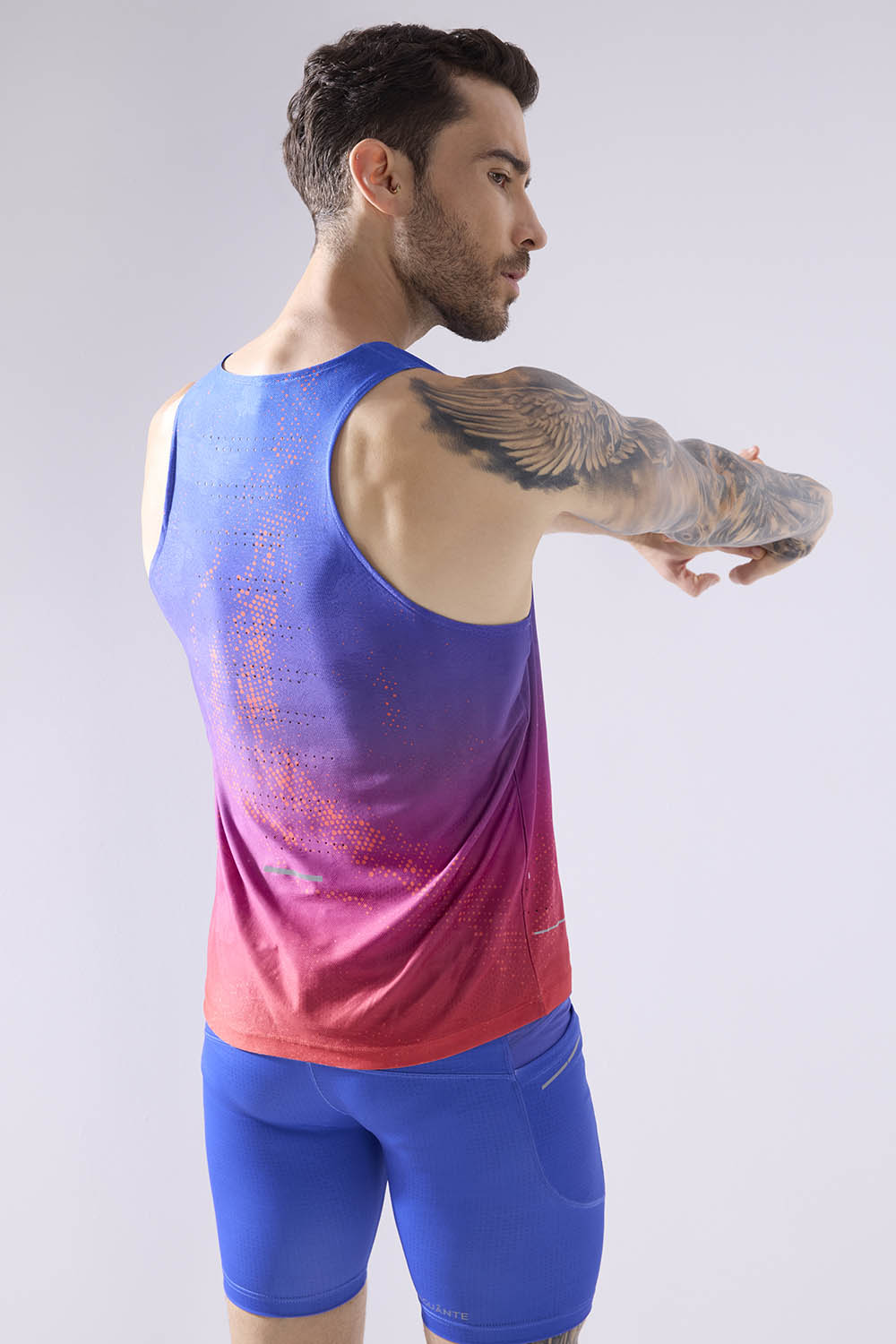 buy men running printed singlet online #Color_Twilight Pr