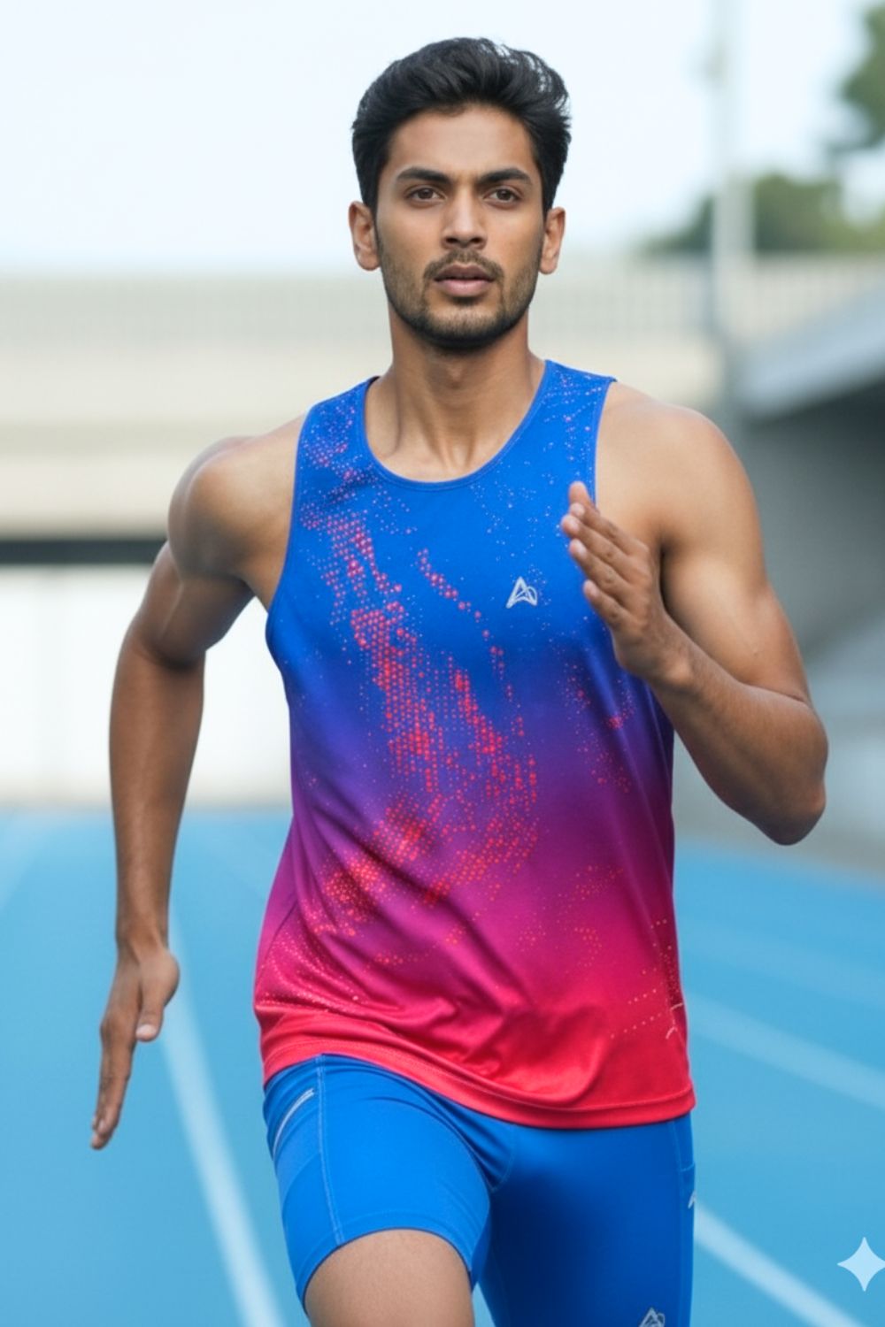 buy men running printed singlet online #Color_Twilight Pr