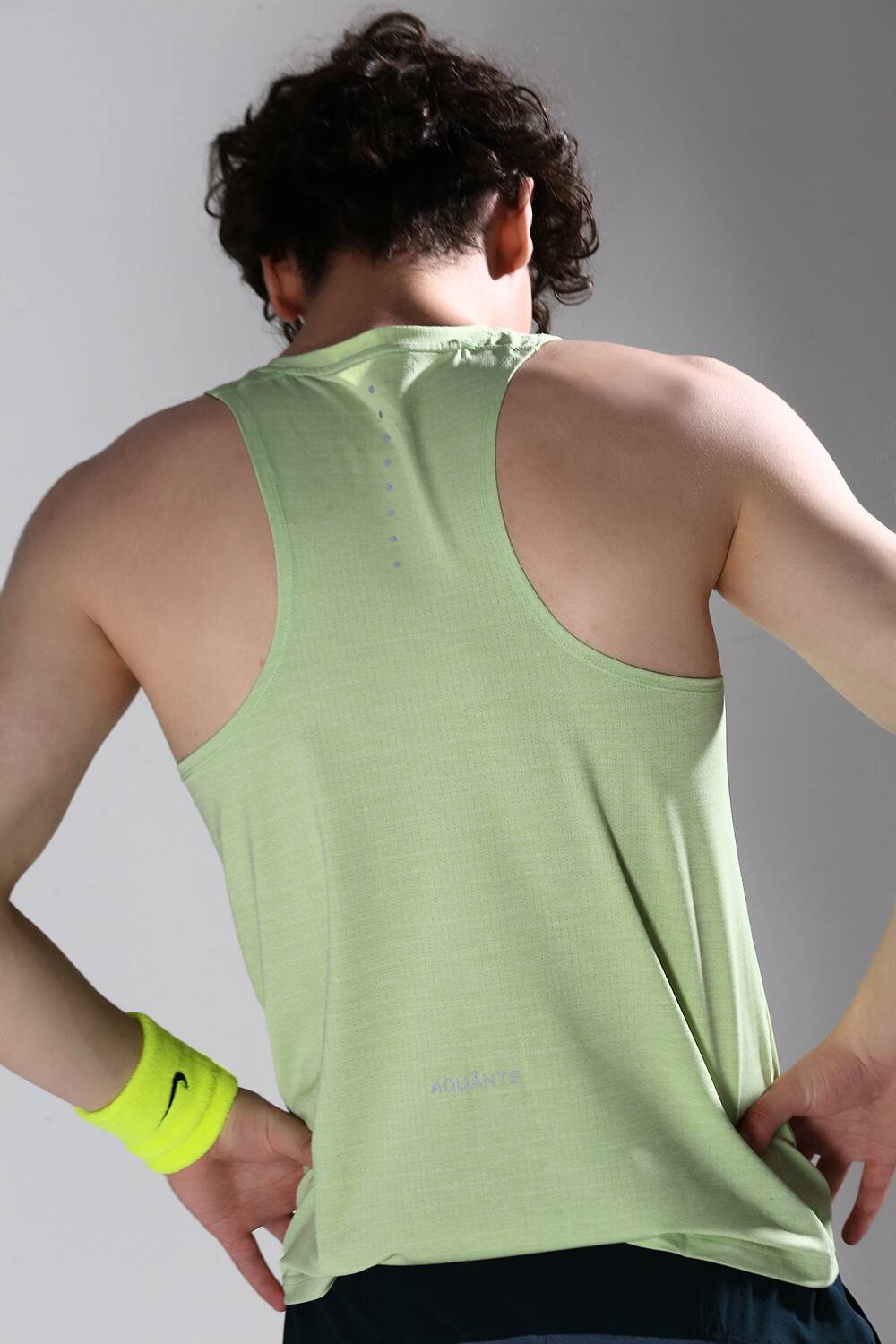 buy men running singlet online #Color_Lime