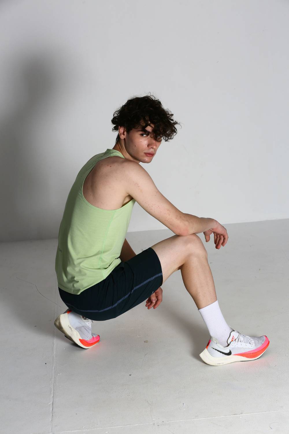 buy men running singlet online #Color_Lime