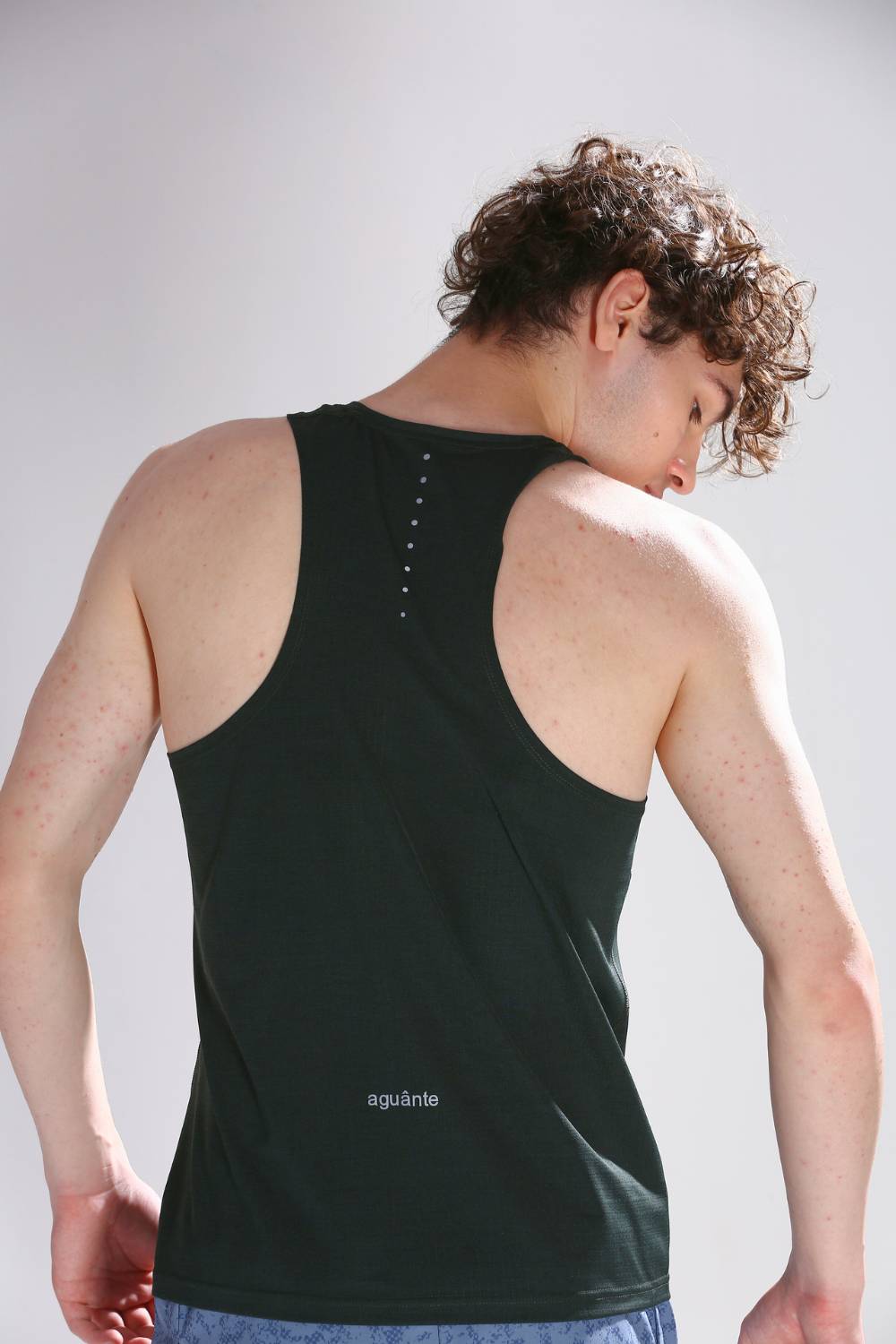 buy men running singlet online #Color_Olive