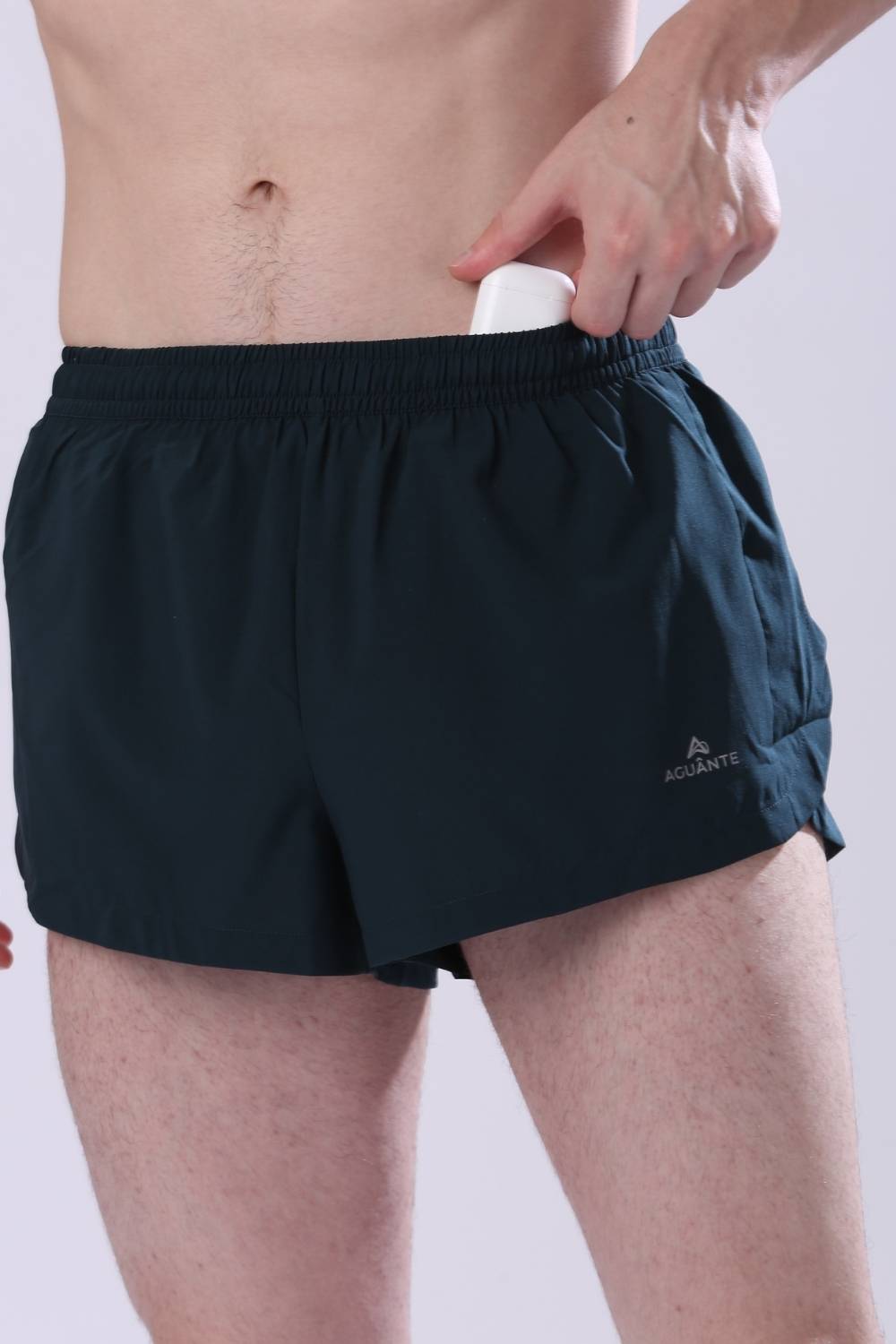 men's workout shorts with pockets #Color_Bristo Lake