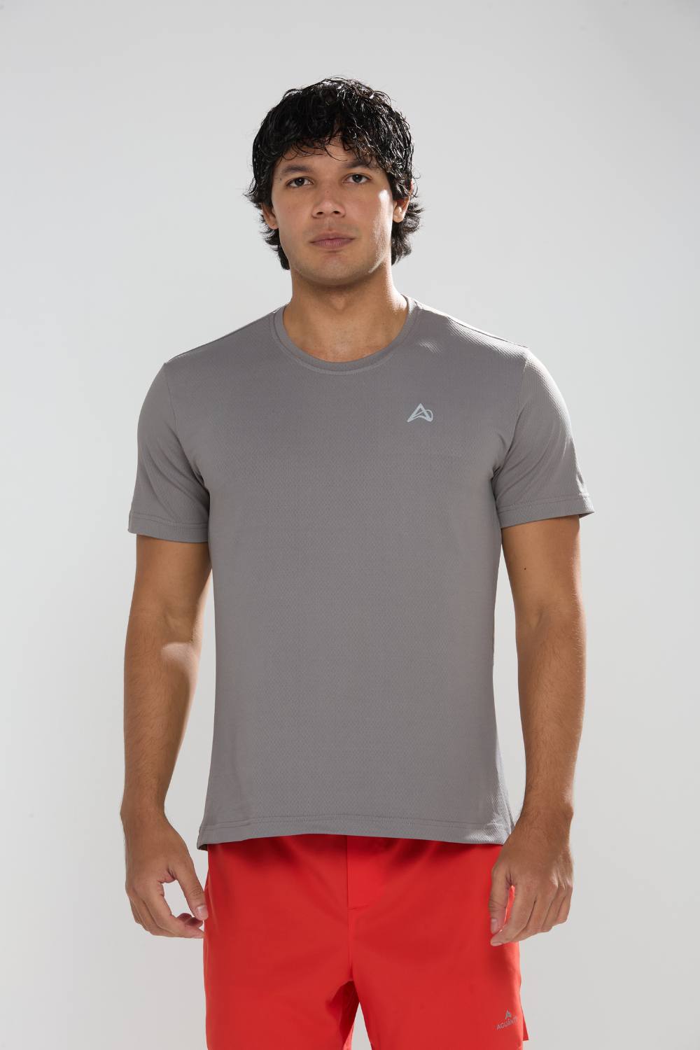 buy gym workout stretchable t-shirts for men #Color_Grey
