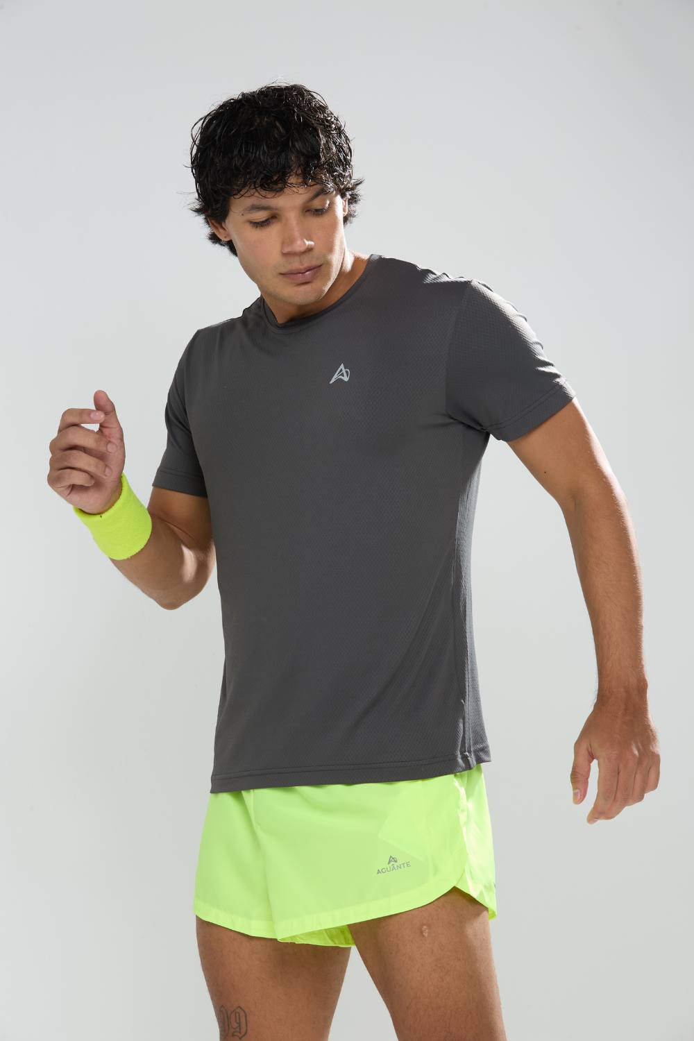 buy gym workout stretchable t-shirts for men #Color_Gunmetal