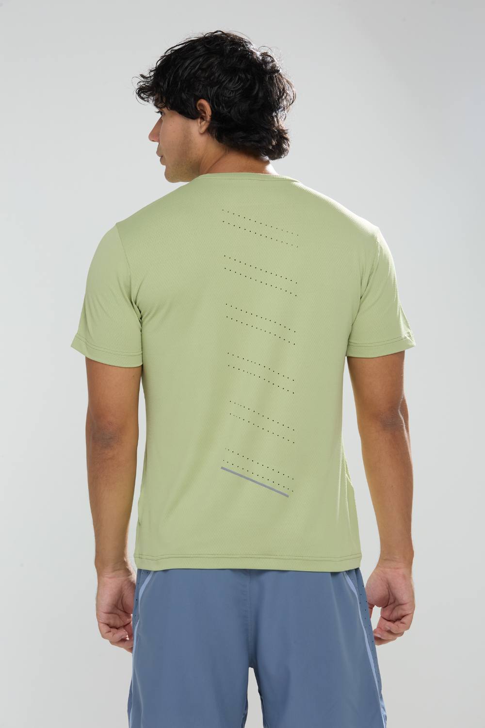 buy gym workout stretchable t-shirts for men #Color_Pista