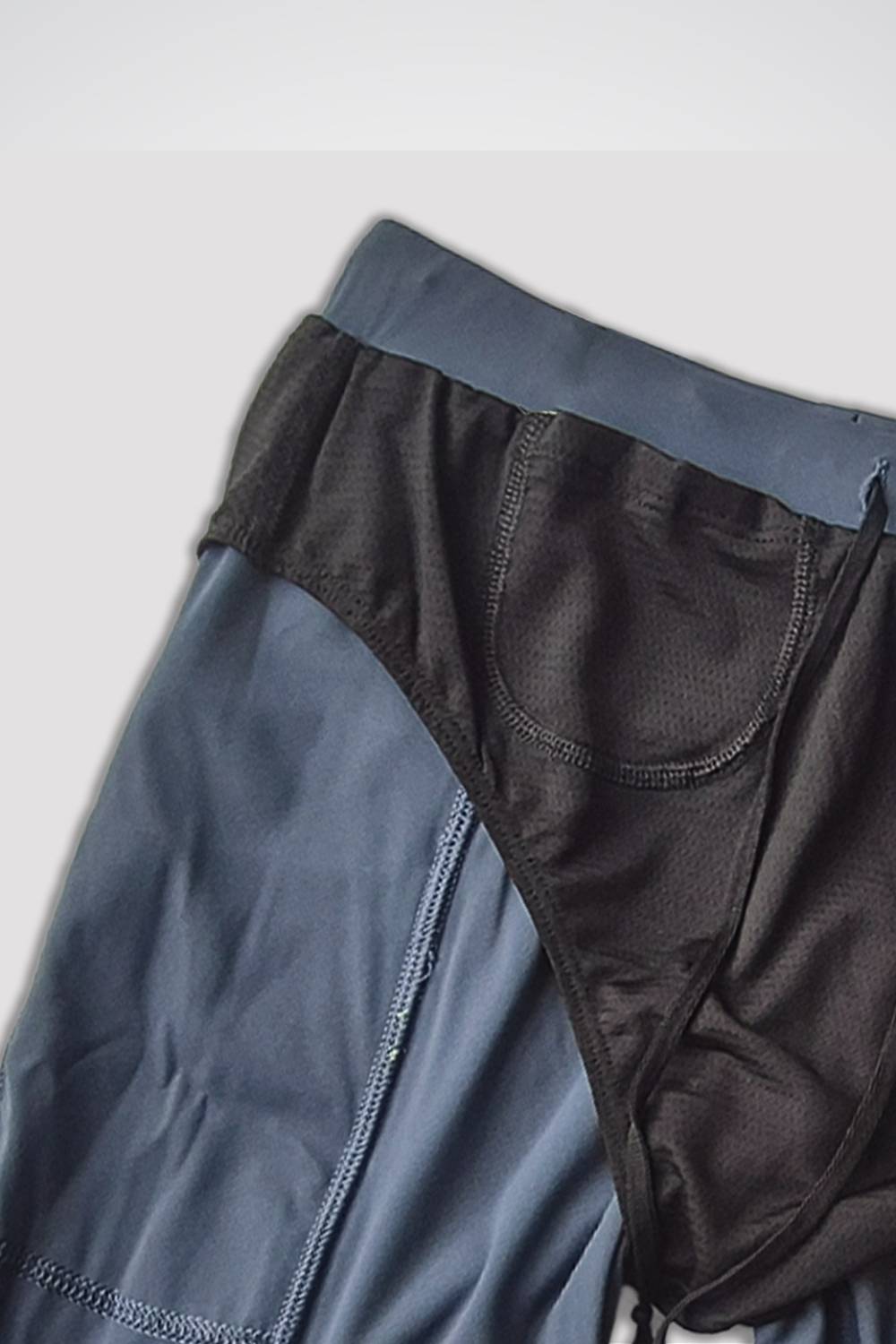 mens gym shorts with liner #Color_Moonlight