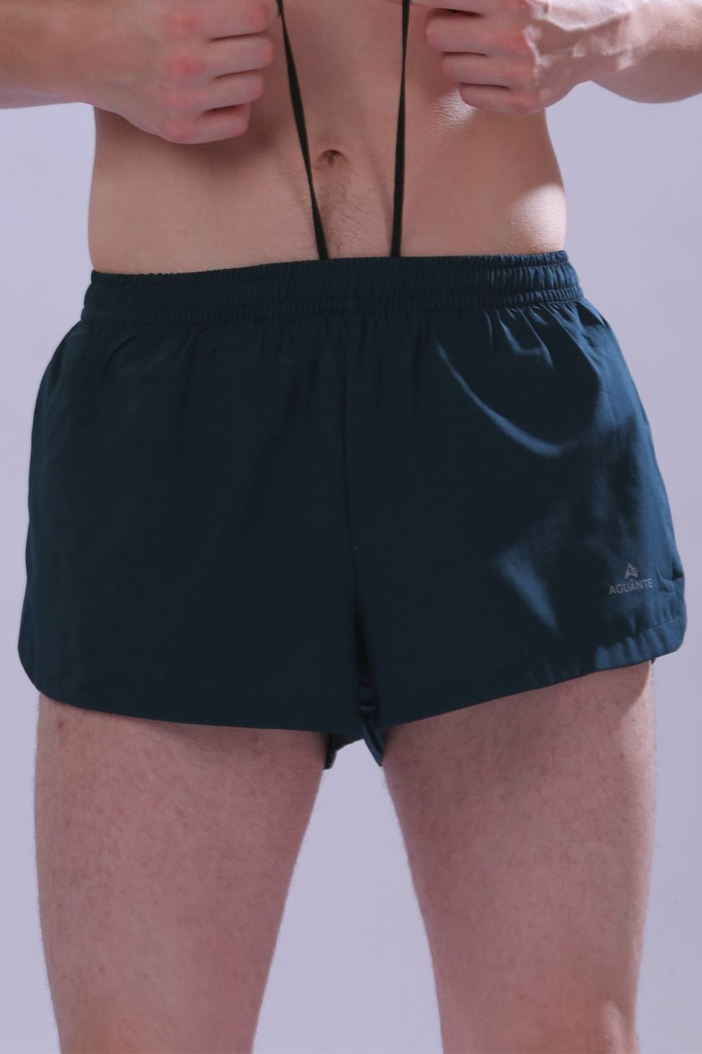 mens running shorts with liner #Color_Bristo Lake