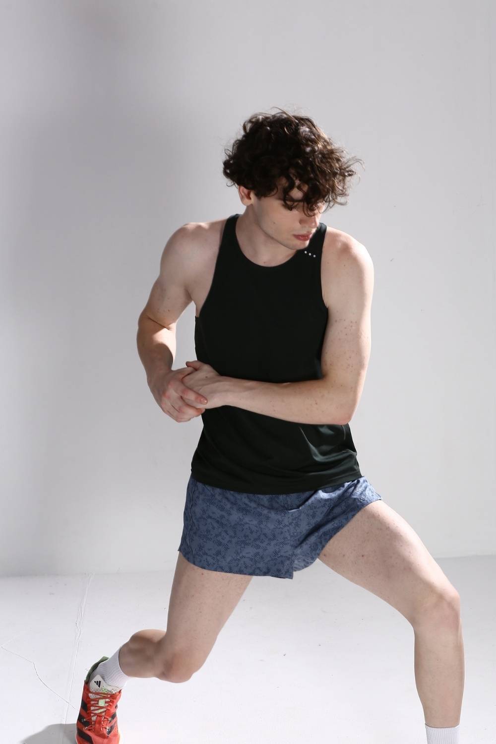 mens running shorts with liner #Color_Storm Pr