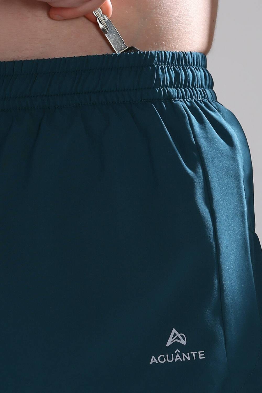 mens running shorts with liner #Color_Sea Green