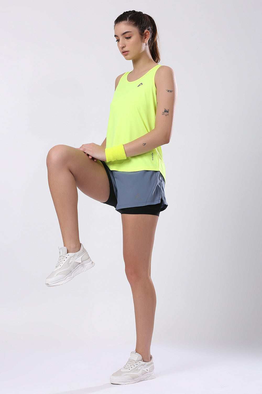 buy women running singlet top online #Color_Neon Yellow