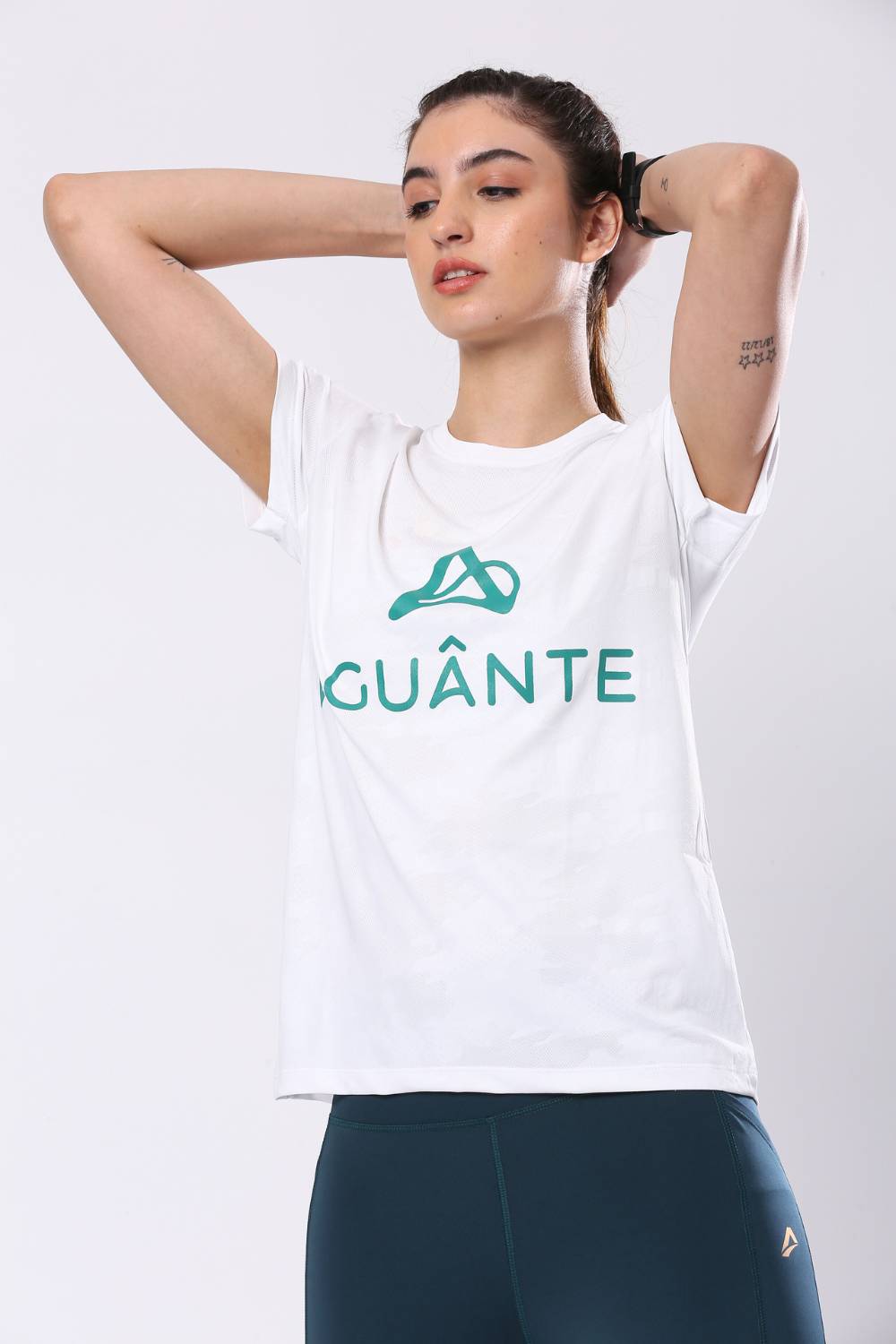 Buy women workout t-shirt online #Color_White