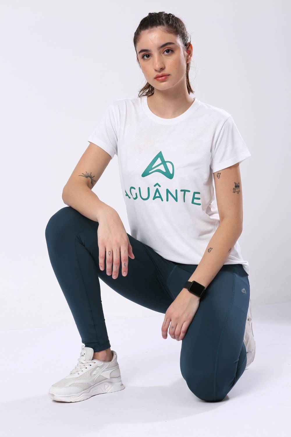Buy women workout t-shirt online #Color_White