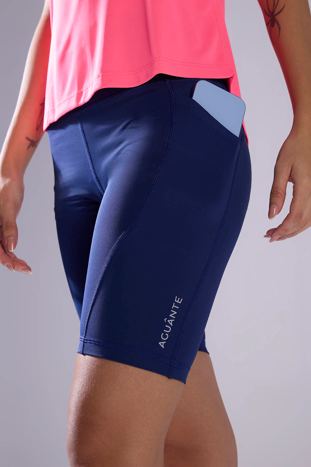 buy 8 inches women running half tight #Color_Ink Blue