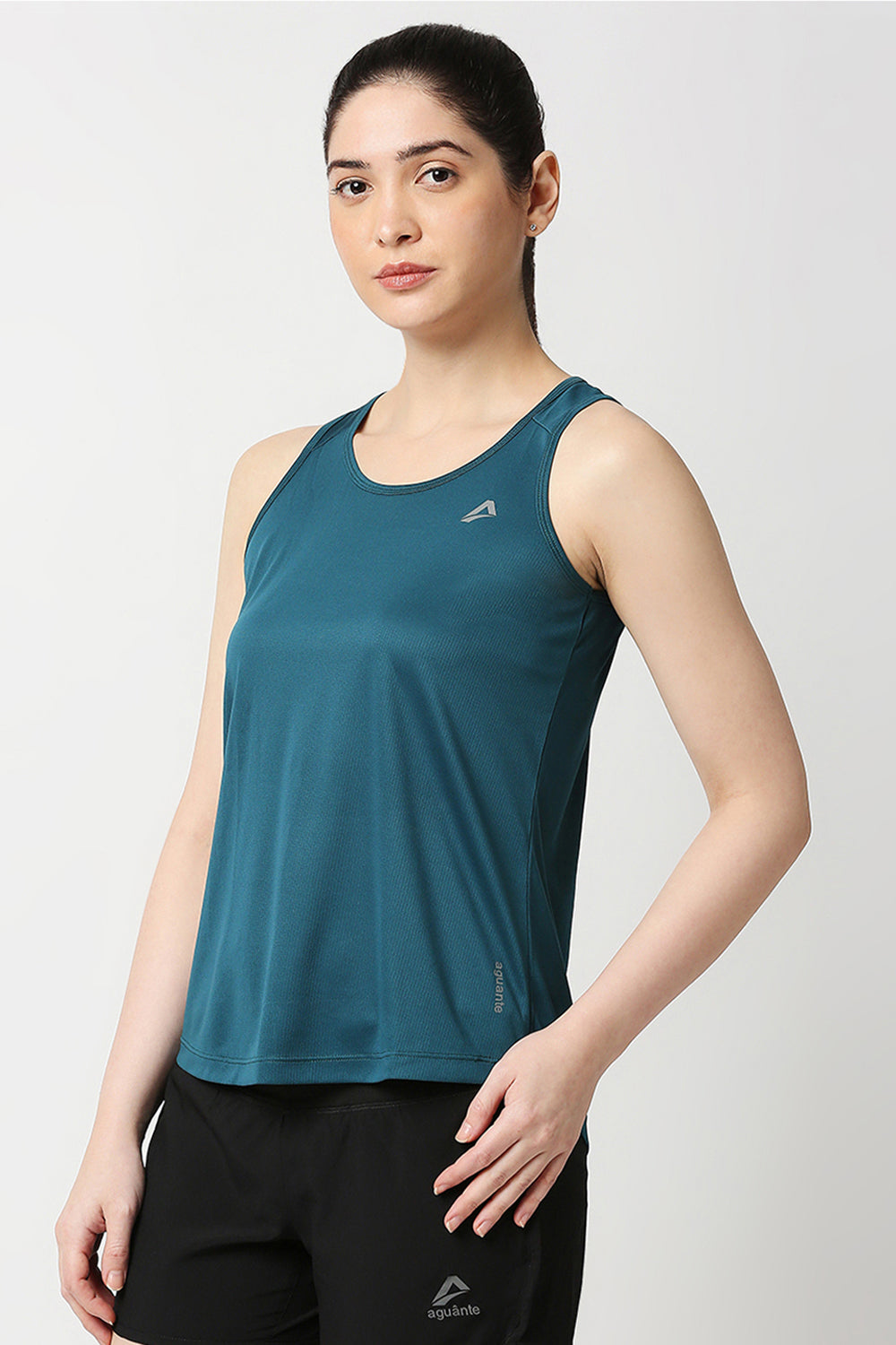 Green Peacock Light Weight Tank Top #Color_Green Peacock