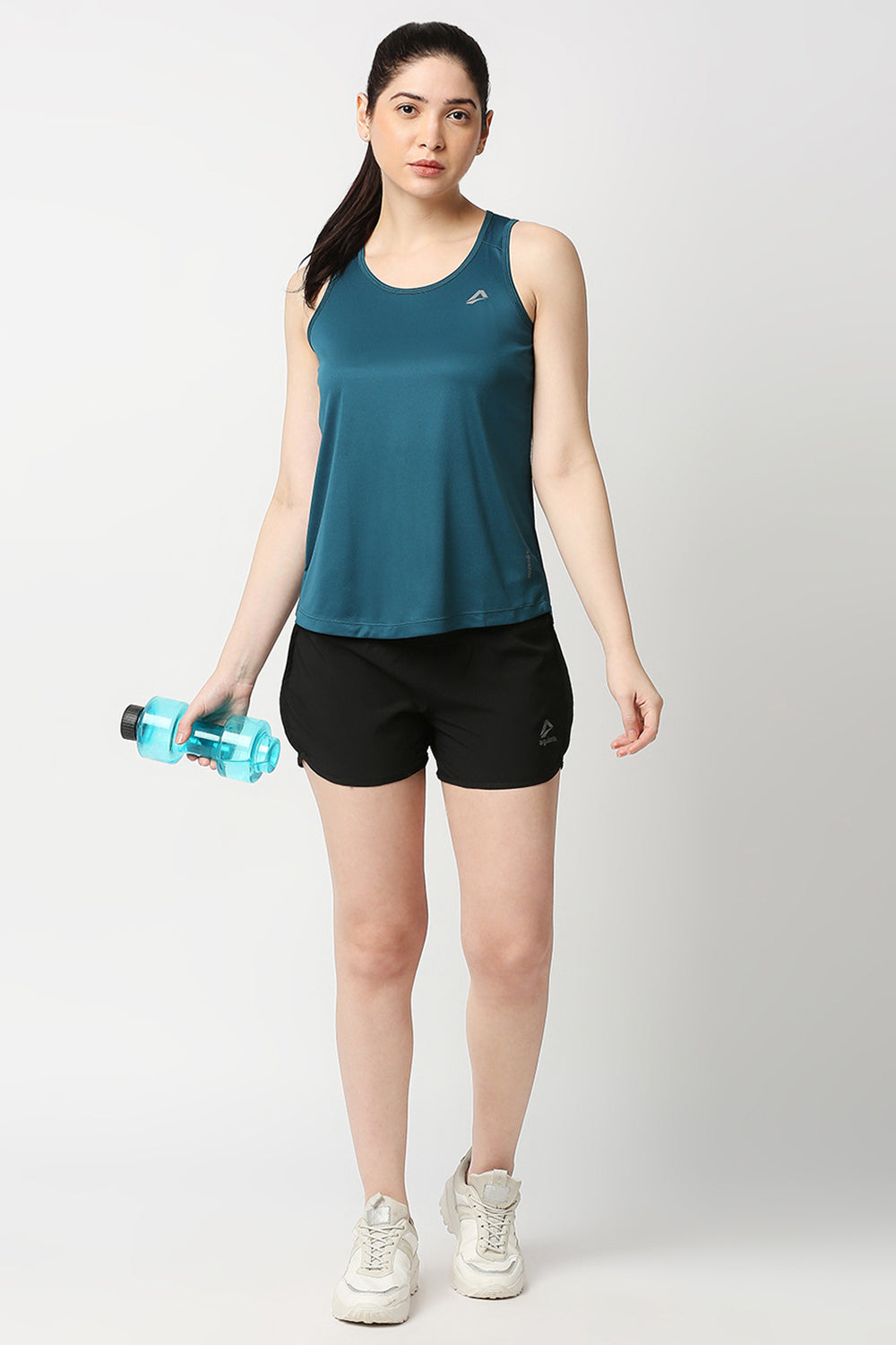 Green Peacock Light Weight Tank Top #Color_Green Peacock