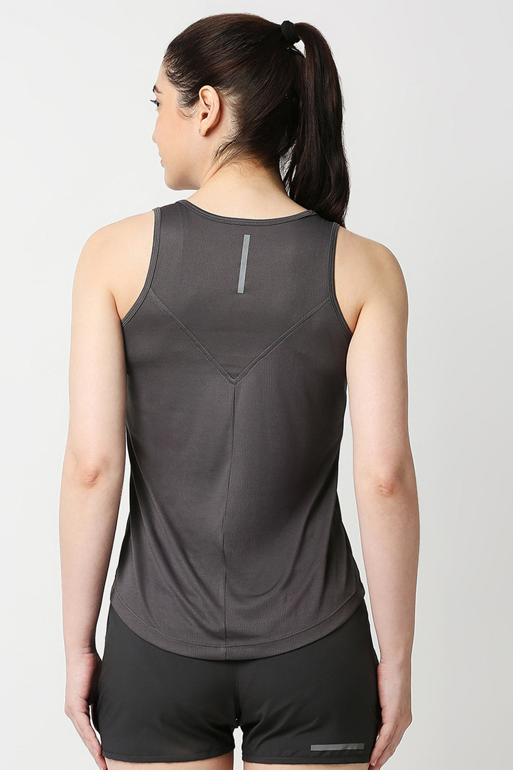 Drak Grey Light Weight Tank Top #Color_Dark Grey
