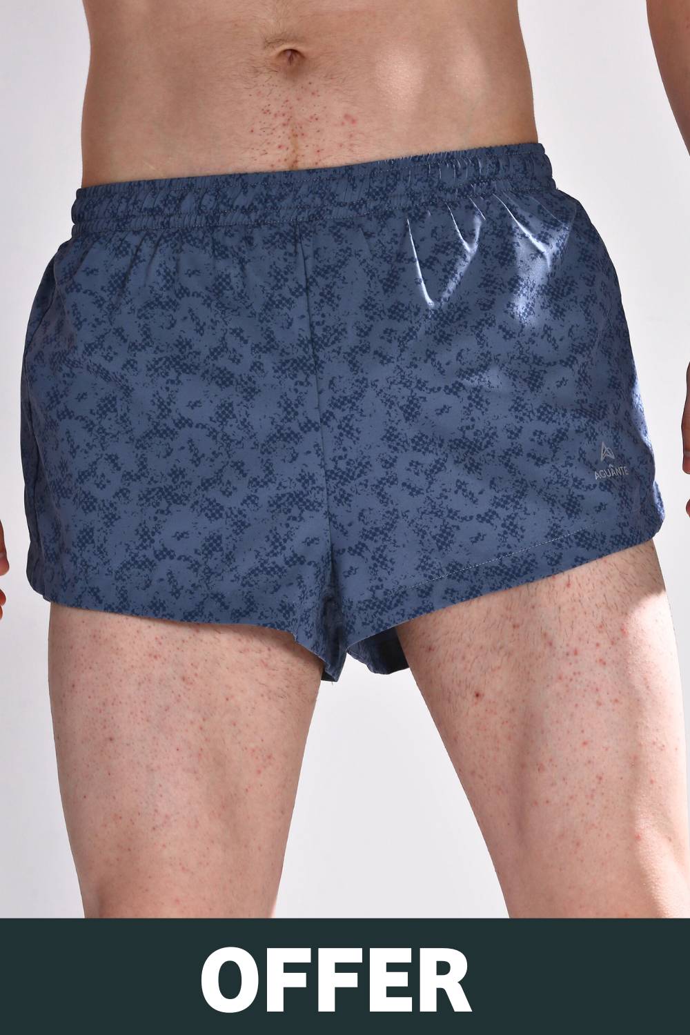 men’s 2-inch split running shorts #Color_Storm Pr