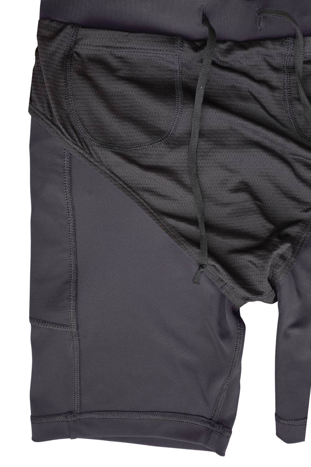 buy men 7 inch running half tights online #Color_Black