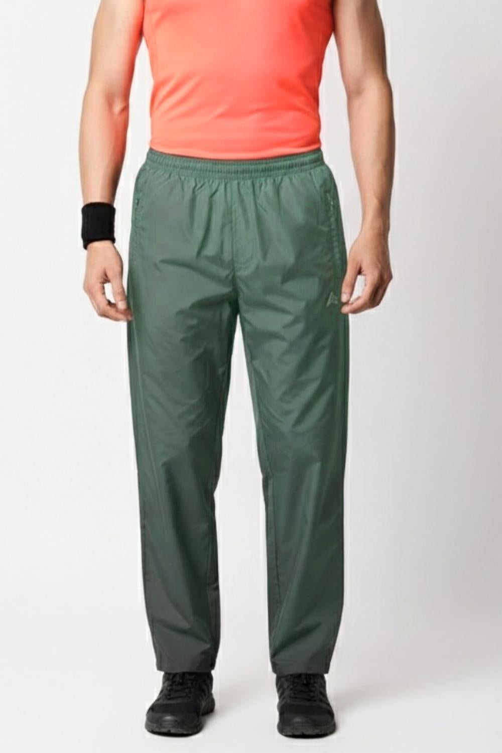 buy men quality polyester track pant #Color_Dark Forest