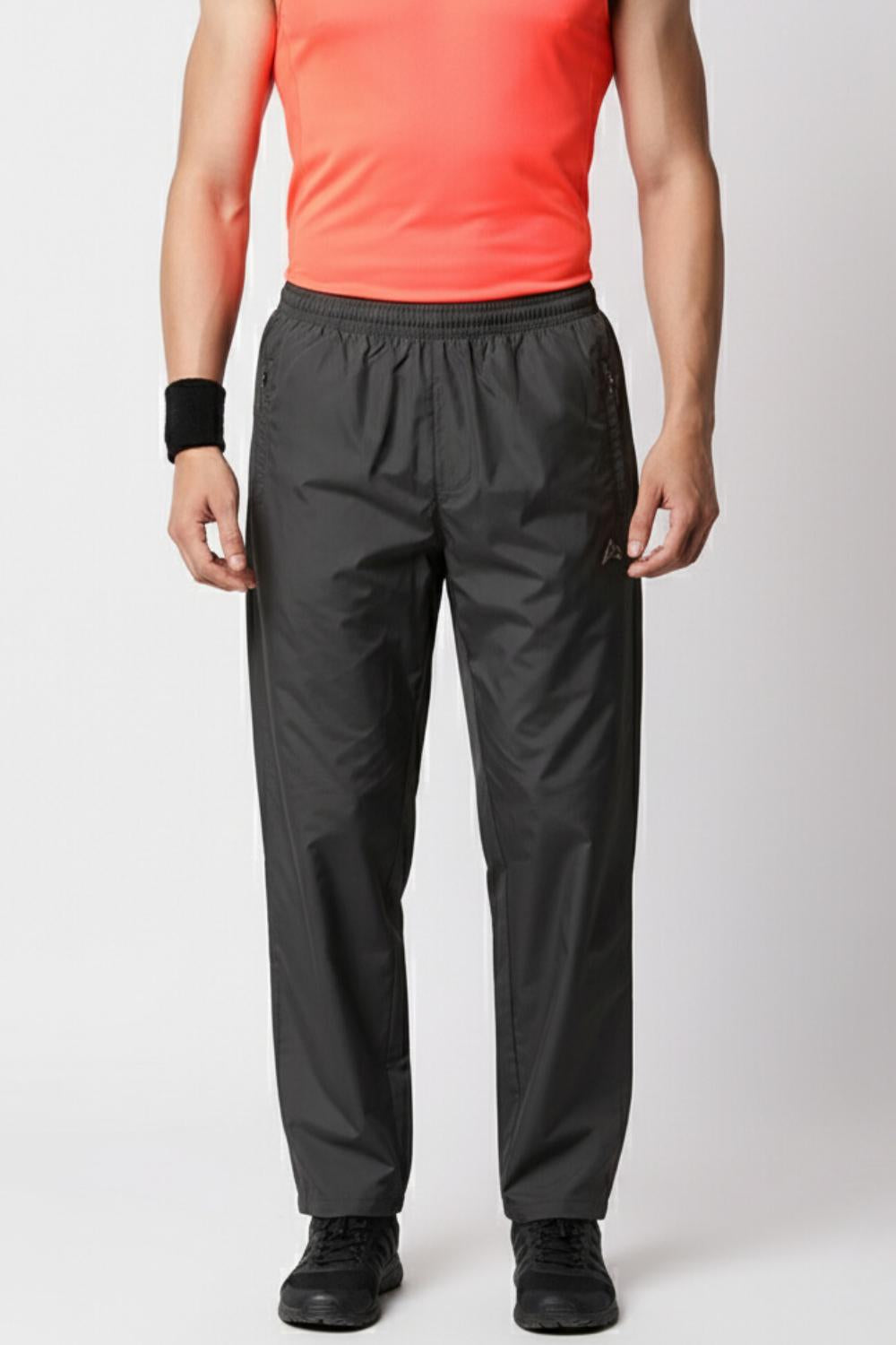 buy men quality polyester track pant #Color_Black