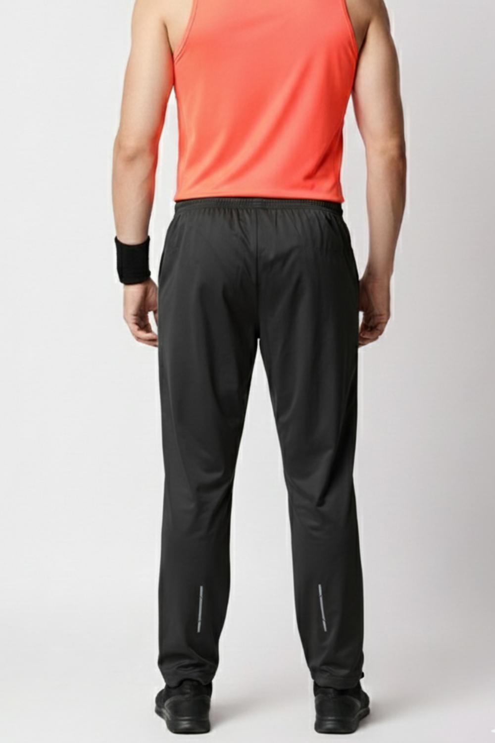 buy men quality polyester track pant #Color_Black